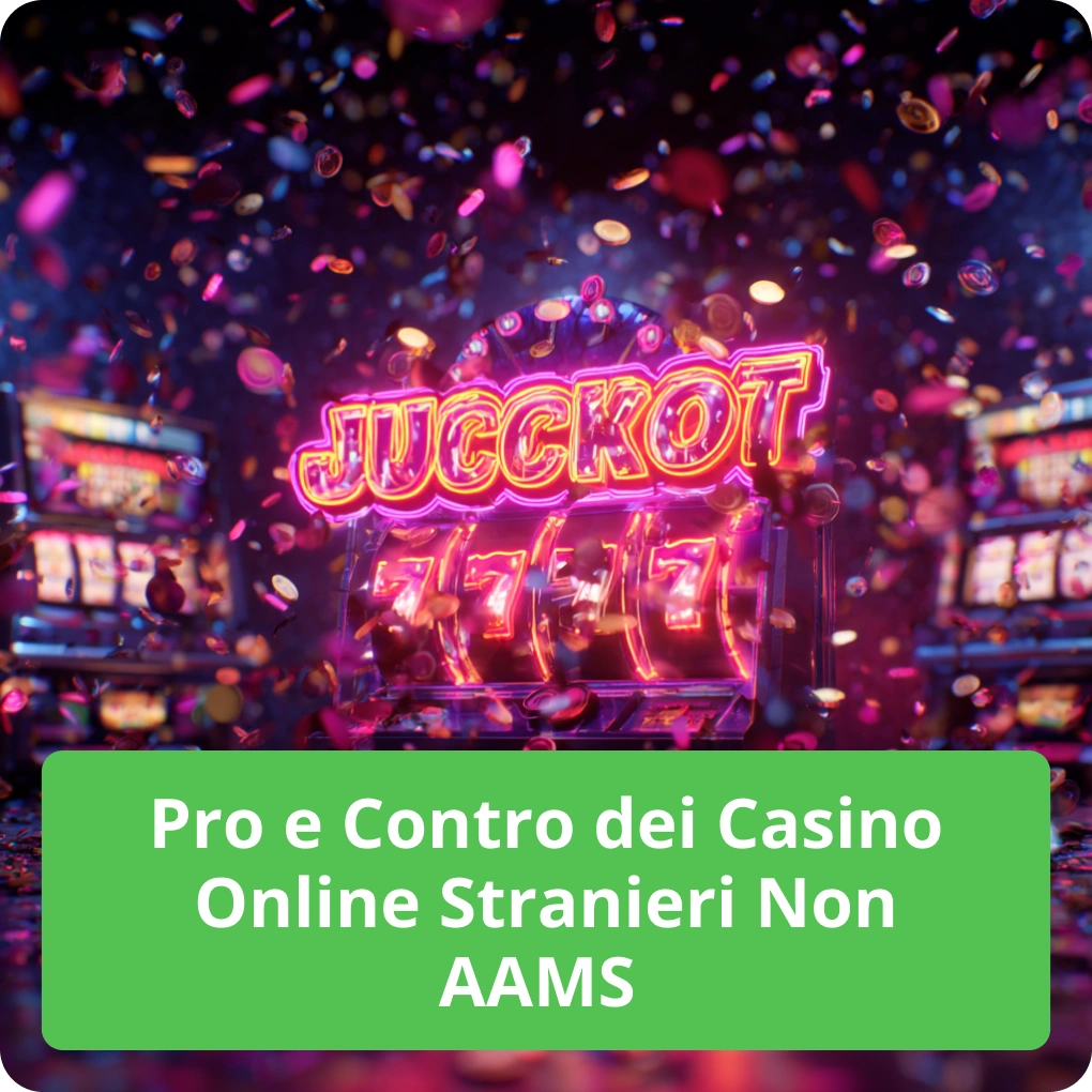 Pro e Contro dei Casino Online Stranieri Non AAMS